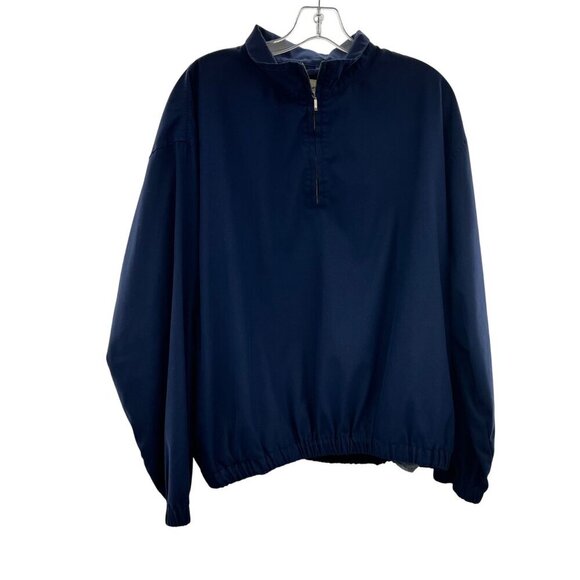 Eddie Bauer Golf Women's 1/4 Zip Pullover Long Sleeve Top Navy Size Large - Picture 1 of 8